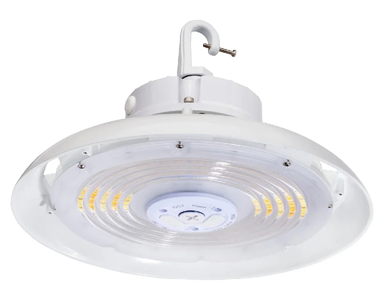 Low - voltage track lighting for safetyTopaz HBC-200W-PCTS-WH 200W Round LED High Bay Power and CCT Selectable White Low - voltage track lighting for safetyTopaz HBC-200W-PCTS-WH 200W Round LED High Bay Power and CCT Selectable White
