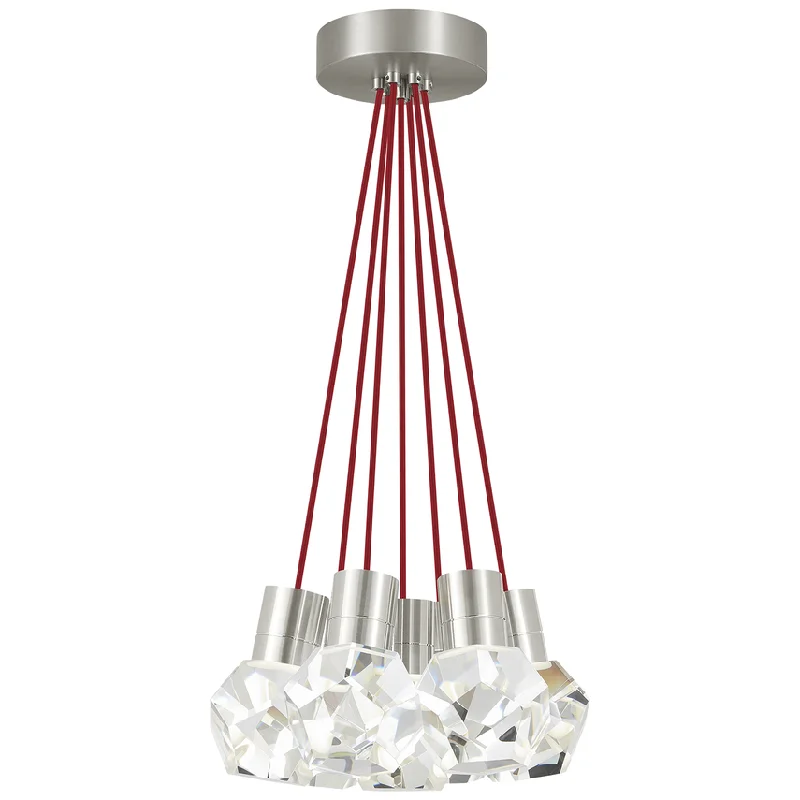 Track lighting for creating a focal pointKira 7-Light Pendant