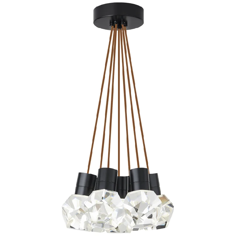 Track lighting for high - ceiling spacesKira 7-Light Pendant
