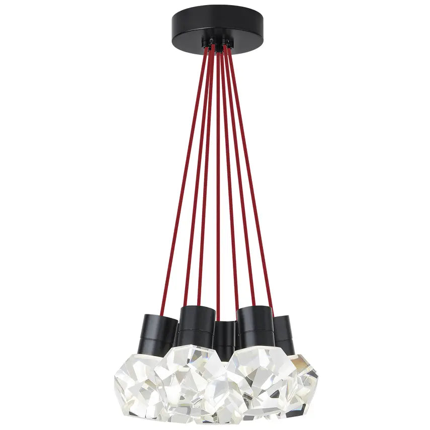 High - lumen track lighting for bright spacesKira 7-Light Pendant