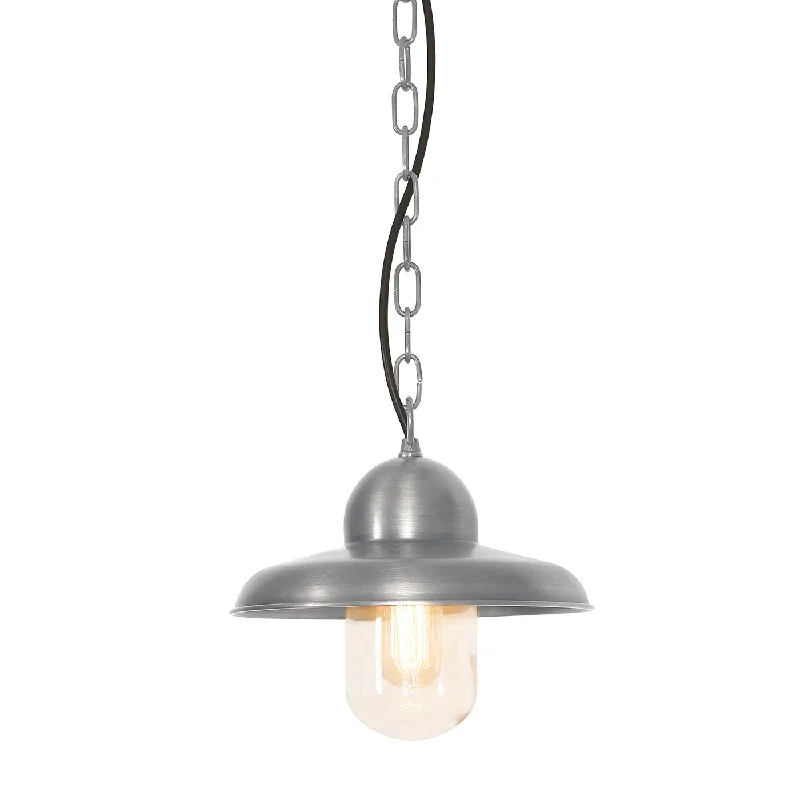 Outdoor - rated track lighting for patiosSomerton Chain Lantern – Antique Nickel /Verdigris Finish