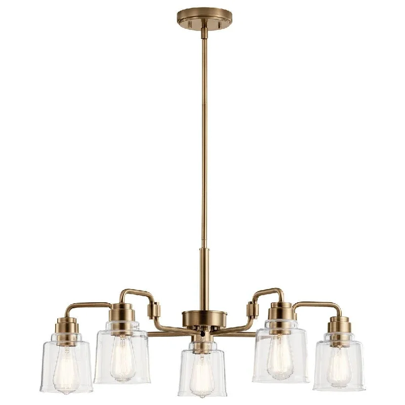 Waterproof Industrial Lighting for Wet AreasAvian 30 in. 5 Lights Chandelier Brass Finish Waterproof Industrial Lighting for Wet AreasAvian 30 in. 5 Lights Chandelier Brass Finish