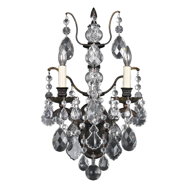 Wireless track lighting for easy installationBordeaux 2-Light Wall Sconce