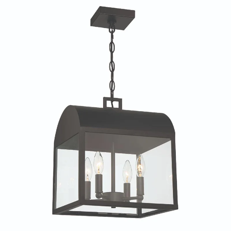 Industrial Lighting for Textile MillsSoyar 4 Lights 12 in. Outdoor Pendant Light Satin Black finish Industrial Lighting for Textile MillsSoyar 4 Lights 12 in. Outdoor Pendant Light Satin Black finish