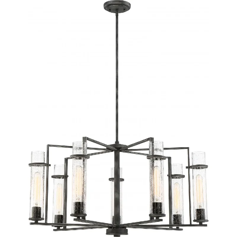 Industrial Emergency Lighting for Safety in FactoriesDonzi 33 in. 7 Lights Chandelier Black Finish Industrial Emergency Lighting for Safety in FactoriesDonzi 33 in. 7 Lights Chandelier Black Finish