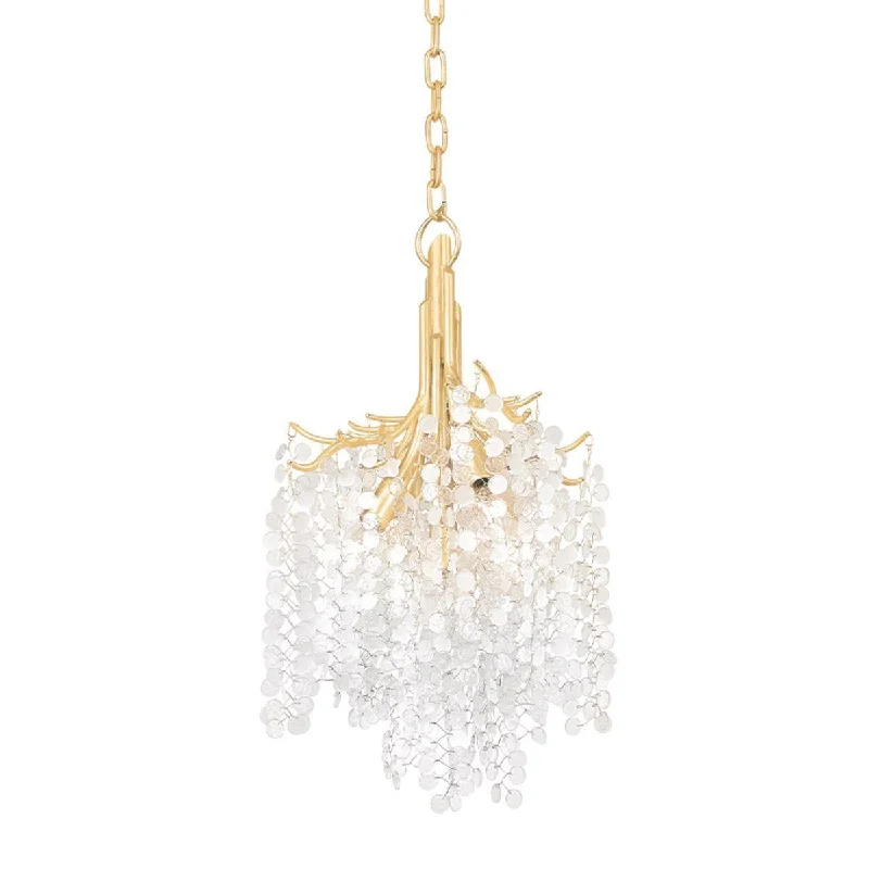 Low - Bay Industrial Lighting Fixtures for Small FactoriesGenoa 15 in. 5 lights Chandelier gold leaf Finish Low - Bay Industrial Lighting Fixtures for Small FactoriesGenoa 15 in. 5 lights Chandelier gold leaf Finish