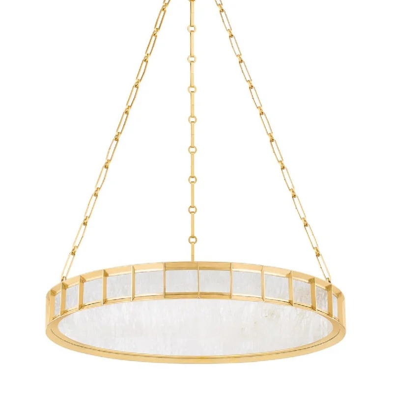 Industrial Lighting for Electronics ManufacturingLeda 30 in. LED Chandelier vintage brass Finish Industrial Lighting for Electronics ManufacturingLeda 30 in. LED Chandelier vintage brass Finish