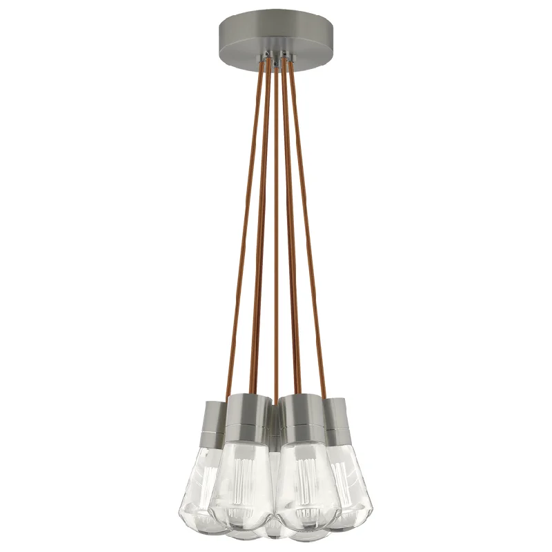 Track lighting for task lighting in workshopsAlva 7-Light Pendant