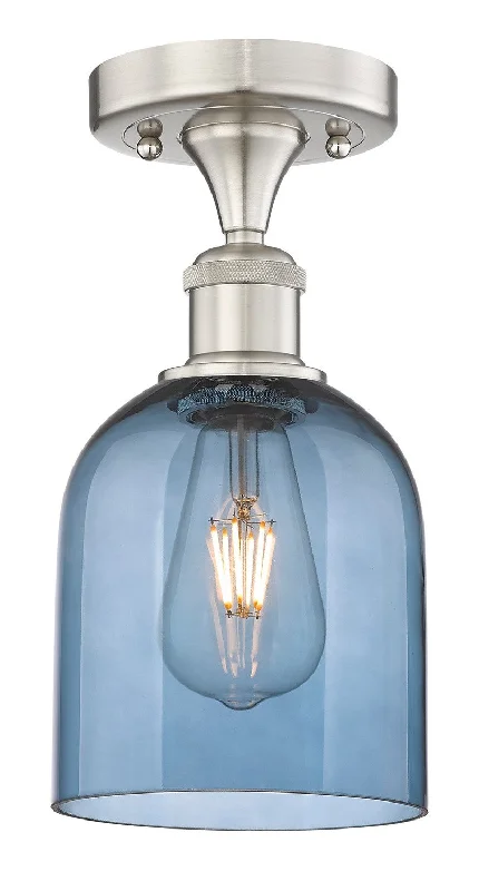 Dimmable Industrial Lighting for Ambiance ControlEdison One Light Semi-Flush Mount