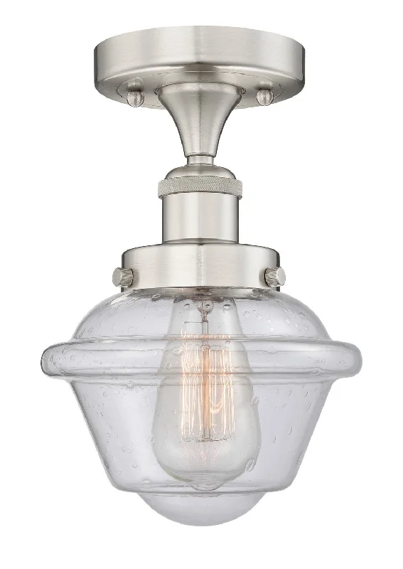 Industrial Lighting for Chemical PlantsEdison One Light Semi-Flush Mount