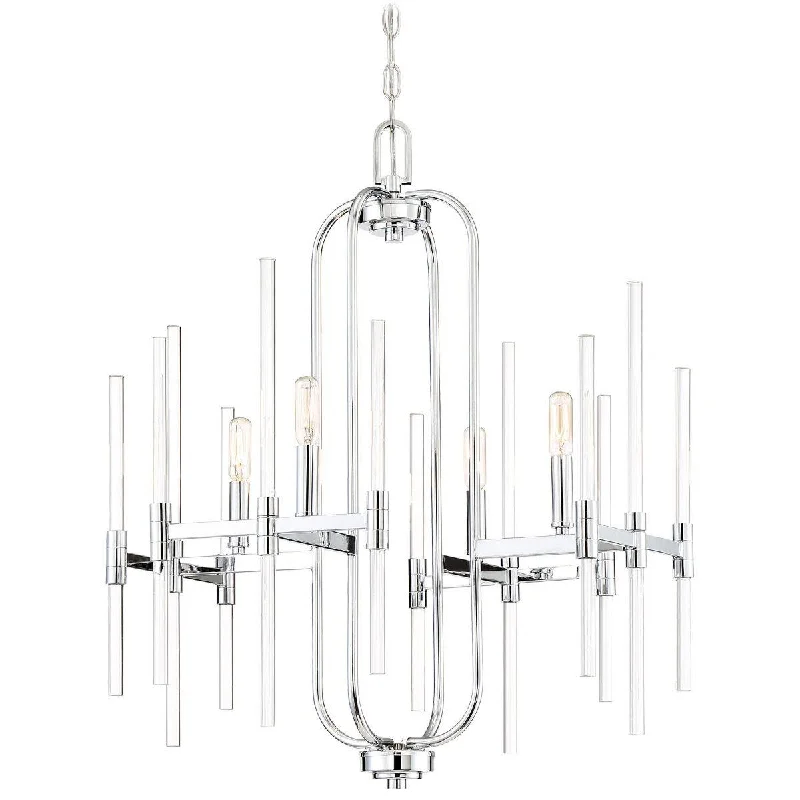 Energy - Efficient Industrial Lighting for Cost - SavingsPillar 22 in. 4 Lights Chandelier Chrome finish Energy - Efficient Industrial Lighting for Cost - SavingsPillar 22 in. 4 Lights Chandelier Chrome finish