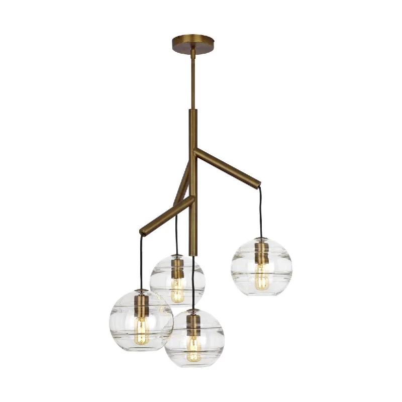 Low - Bay Industrial Lighting Fixtures for Small FactoriesSedona 25 in. 4 Lights Chandelier Aged Brass Finish Clear Low - Bay Industrial Lighting Fixtures for Small FactoriesSedona 25 in. 4 Lights Chandelier Aged Brass Finish Clear
