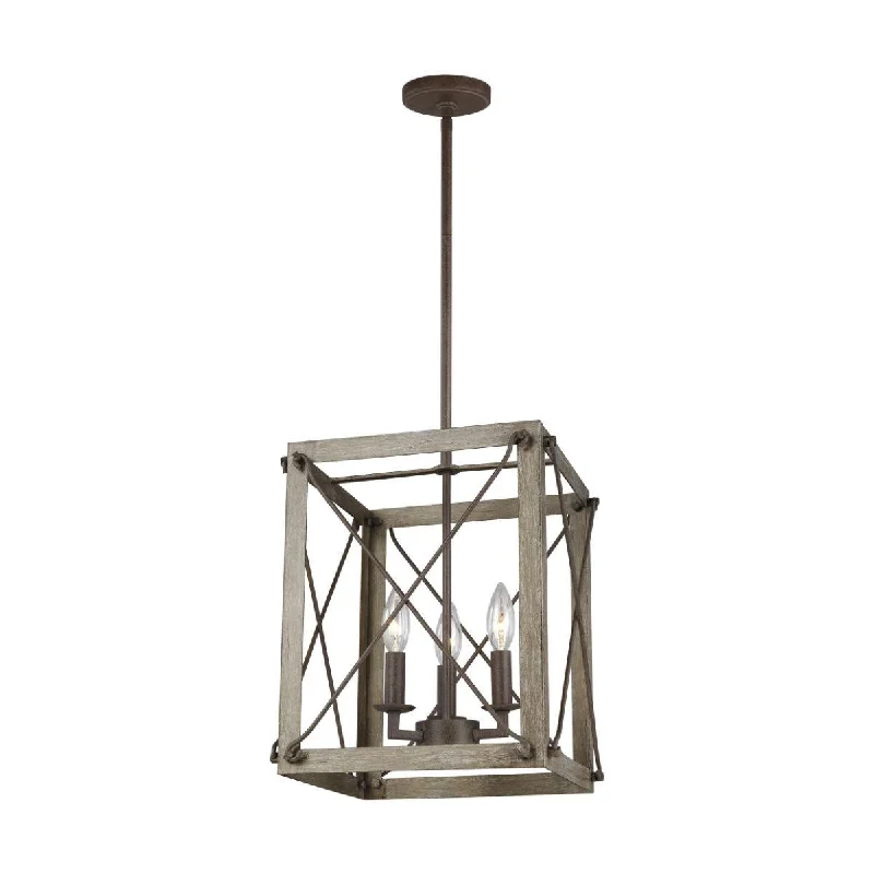 Industrial Task Lighting for Precision WorkstationsThornwood 12 in. 3 Lights Chandelier Brown Finish Industrial Task Lighting for Precision WorkstationsThornwood 12 in. 3 Lights Chandelier Brown Finish