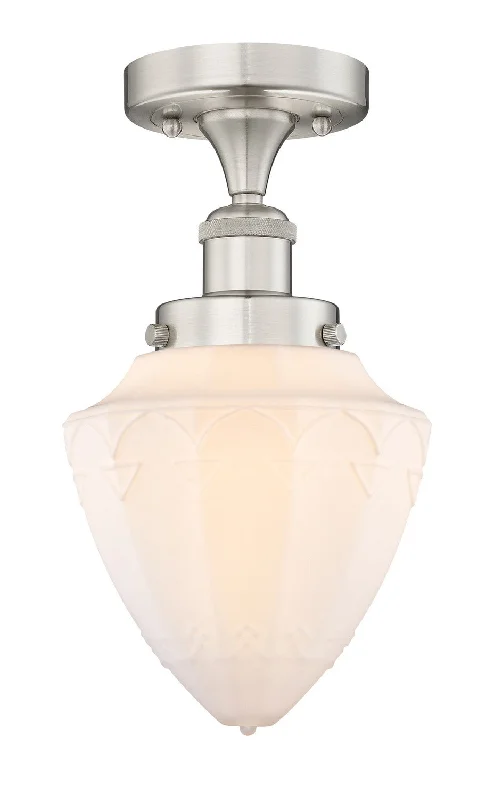 Industrial Lighting for Metal Fabrication ShopsEdison LED Semi-Flush Mount