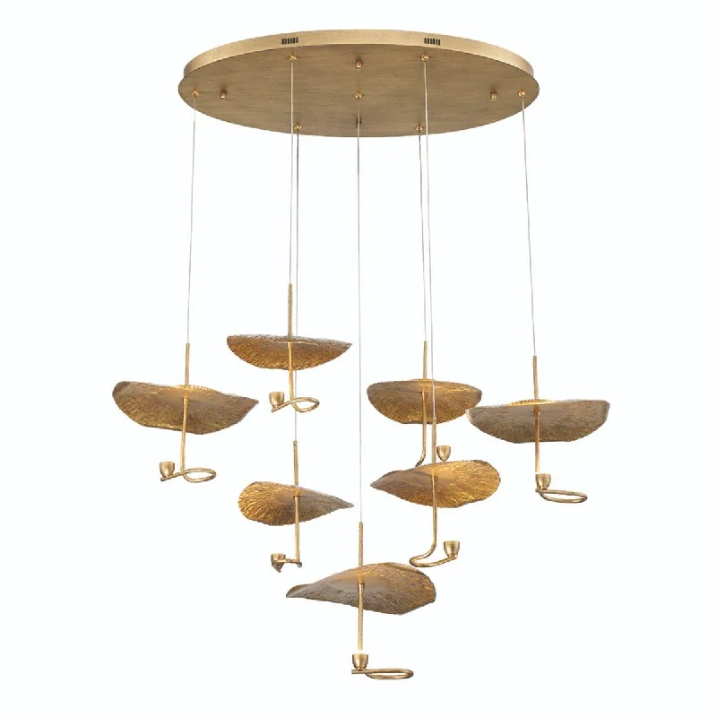 Color - Tunable Industrial Lighting for Special ApplicationsLagatto 39 in. 7 Lights LED Chandelier Bronze Finish Color - Tunable Industrial Lighting for Special ApplicationsLagatto 39 in. 7 Lights LED Chandelier Bronze Finish