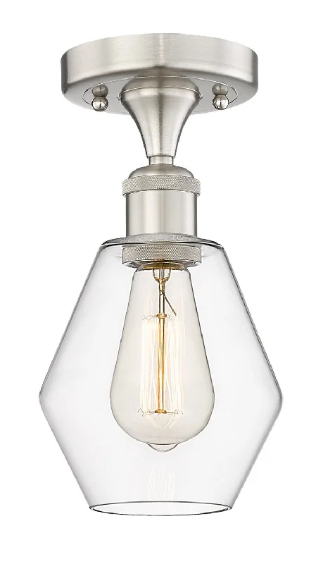 Industrial Lighting for Printing Press FacilitiesEdison One Light Semi-Flush Mount Industrial Lighting for Printing Press FacilitiesEdison One Light Semi-Flush Mount