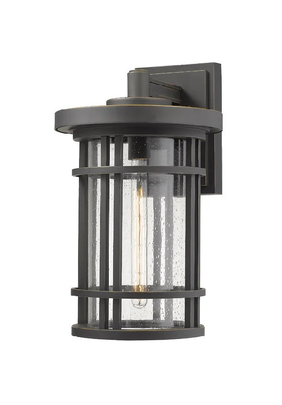 Track lighting with a minimalist track designZ-Lite 570XL-ORB Jordan 1 Light Outdoor Wall Lantern in Bronze