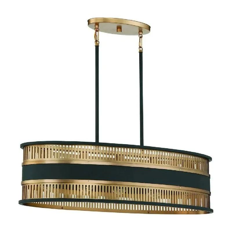 Track lighting with colored glass accentsEclipse Linear Chandelier