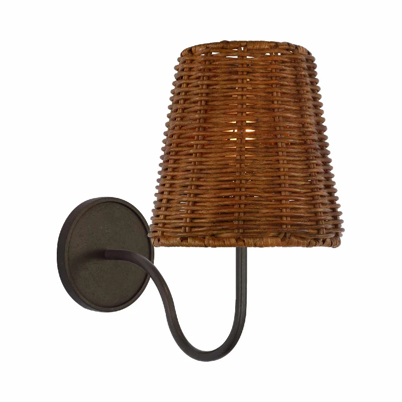 Track lighting with a decorative track designart deco wall lamps with geometric patterns for a retro - inspired bathroomLyndsie Wall Light