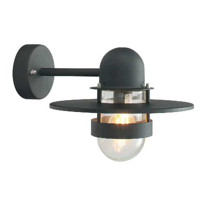 Low - voltage track lighting for safetyBergen 1 Light Wall Lantern - Black/Galvanised Low - voltage track lighting for safetyBergen 1 Light Wall Lantern - Black/Galvanised