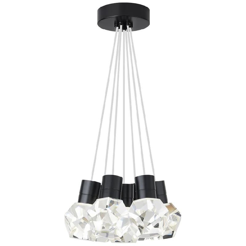 Wireless track lighting for easy installationKira 7-Light Pendant