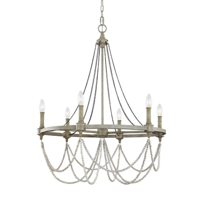 Low - Bay Industrial Lighting Fixtures for Small FactoriesBeverly 28 in. 6 Lights Chandelier Gray Finish Low - Bay Industrial Lighting Fixtures for Small FactoriesBeverly 28 in. 6 Lights Chandelier Gray Finish