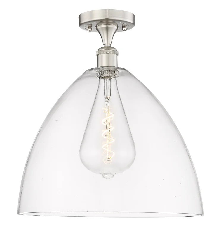 Industrial Lighting for Woodworking FactoriesEdison One Light Semi-Flush Mount