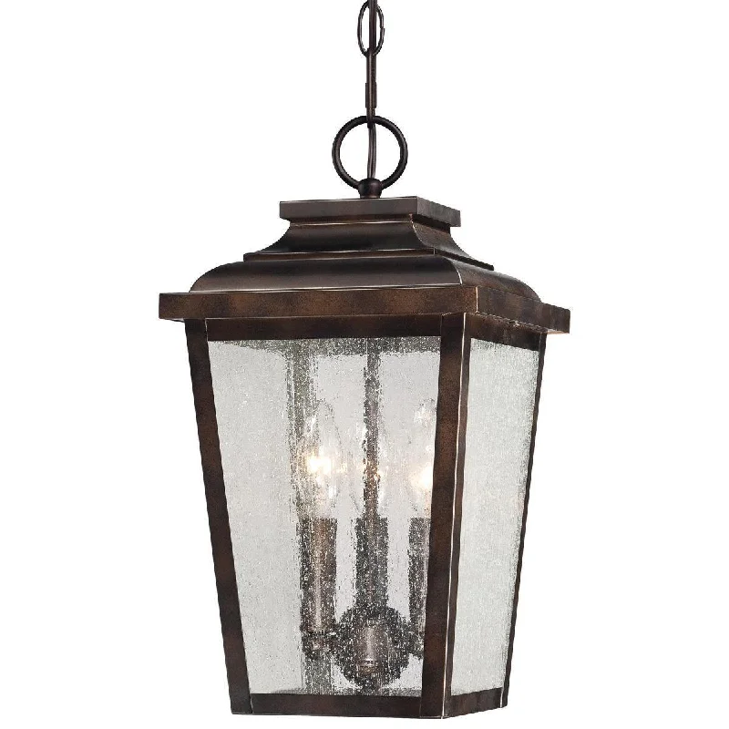 Industrial Lighting for Furniture FactoriesIrvington Manor 3 lights 9 in. Outdoor Hanging Lantern Bronze finish Industrial Lighting for Furniture FactoriesIrvington Manor 3 lights 9 in. Outdoor Hanging Lantern Bronze finish