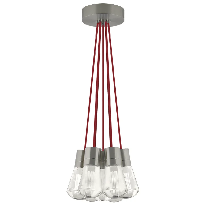 High - lumen track lighting for bright spacesAlva 7-Light Pendant