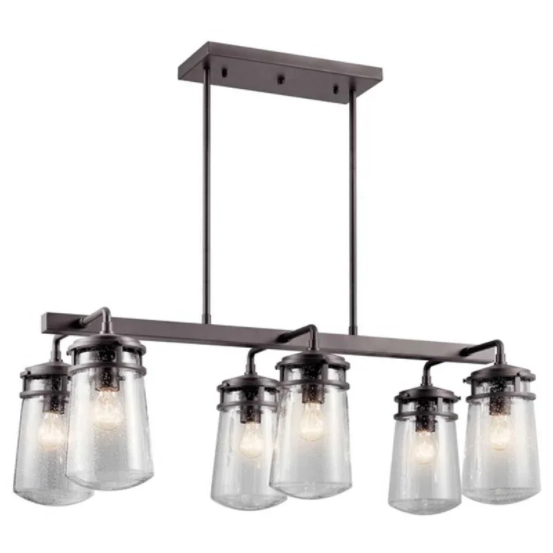 Industrial Lighting for Electronics ManufacturingLyndon 37 in. 6 Lights Outdoor Chandelier Bronze Finish Industrial Lighting for Electronics ManufacturingLyndon 37 in. 6 Lights Outdoor Chandelier Bronze Finish