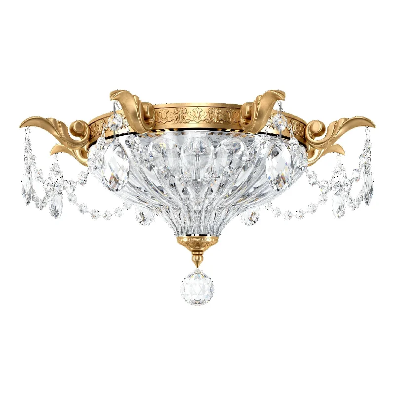 Modern track lighting with LED bulbsMilano 2-Light Flush Mount