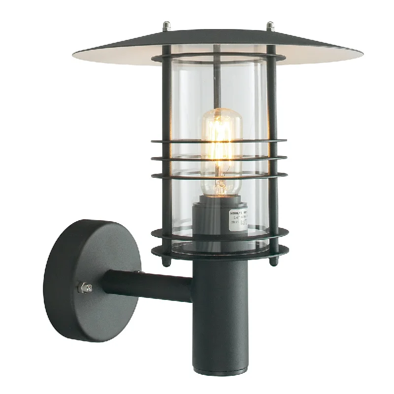 Track lighting for small apartmentsStockholm 1 Light Small/Large Wall Lantern - Black/Galvanised Finish