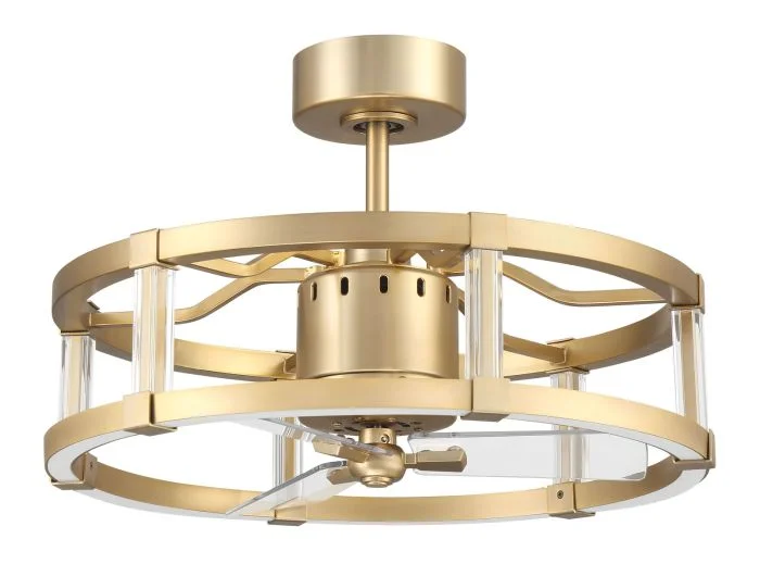 Track lighting for museums and galleriesCraftmade ALS24SB3 Alexis 18" Ceiling Fan Fandelier Satin Brass