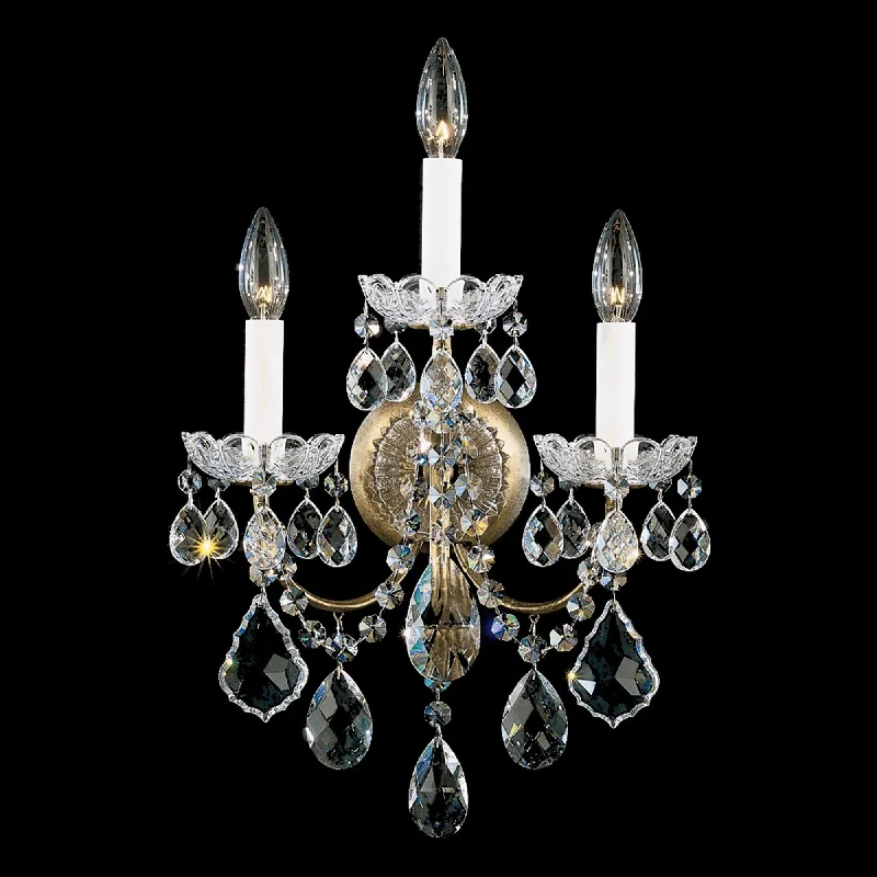 Track lighting with a decorative track designNew Orleans 3-Light Wall Sconce