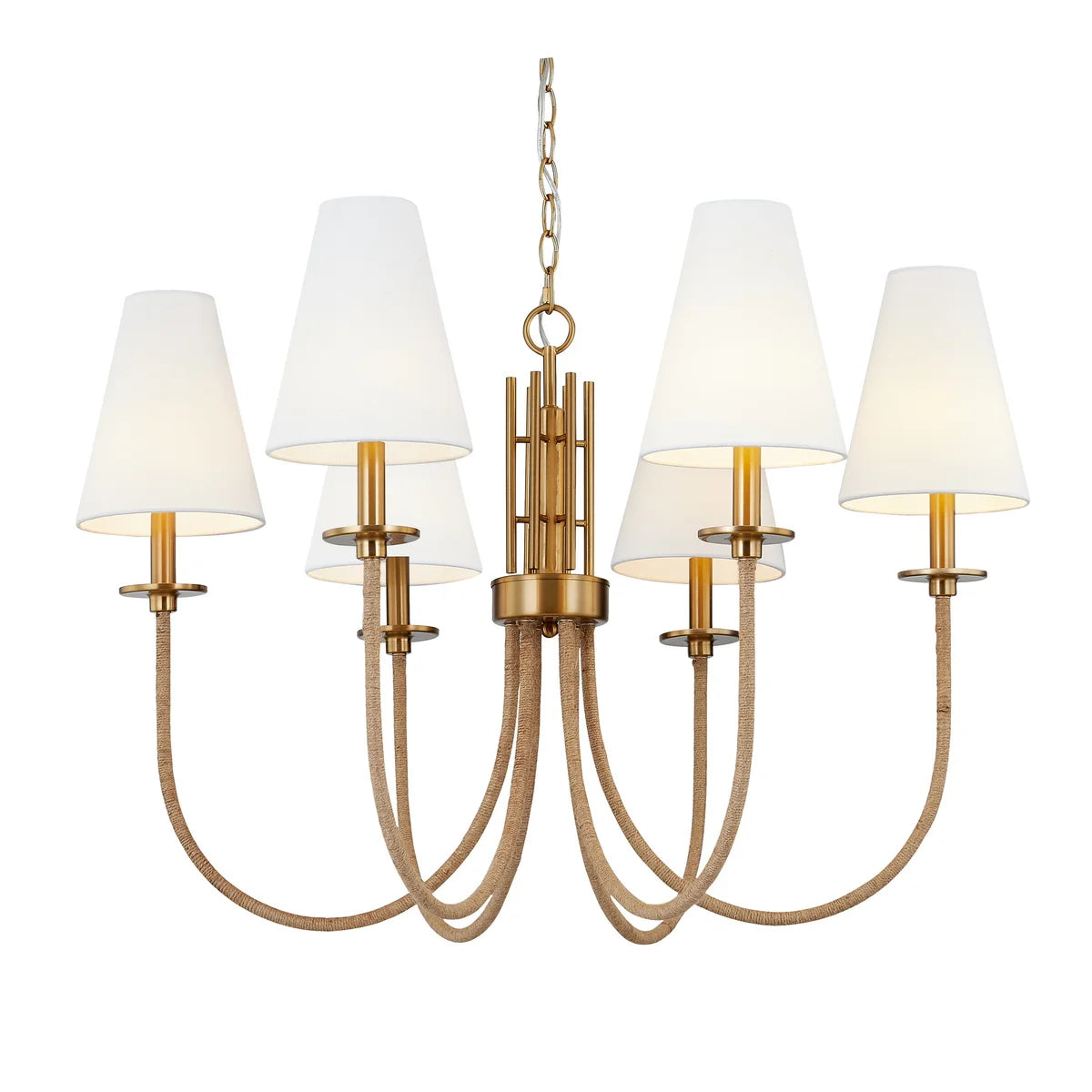 Track lighting for museums and galleriesForty West Designs 75001 Juliet 6 Light Gold and Rope Accented Chandelier Track lighting for museums and galleriesForty West Designs 75001 Juliet 6 Light Gold and Rope Accented Chandelier