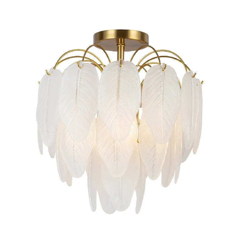 Dimmable track lighting for home officesAlessia Semi-Flush Mount Light