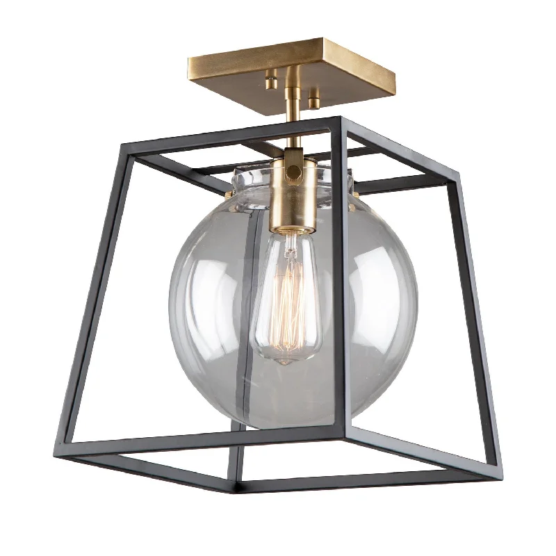 Track lighting with a brushed nickel finishBridgetown Semi-Flush Mount Light