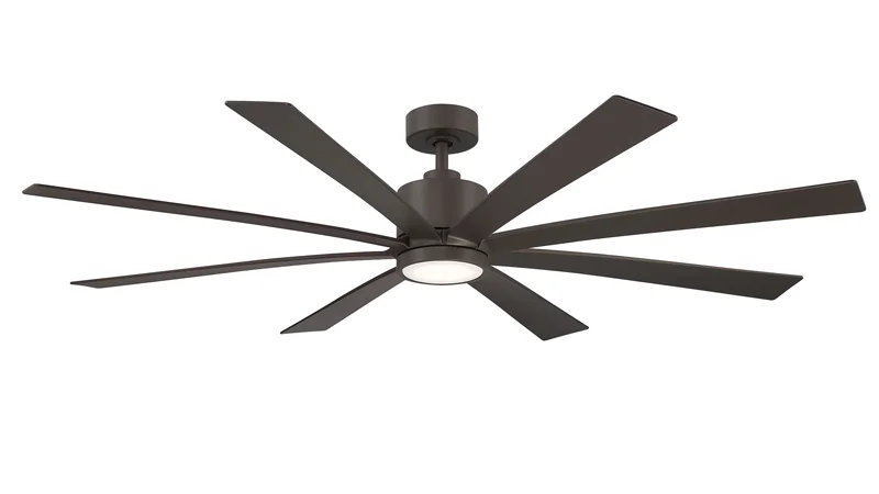Track lighting with a minimalist track designWind River Richland WR2120TB 65" Wi-Fi Ceiling Fan Textured Brown