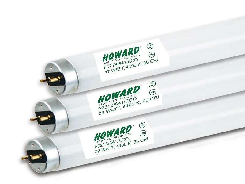Dimmable track lighting for home officesHoward Lighting F25T8/841/ECO/IS 25W T8 Low Mercury Linear Fluorescent Tube 4100K - Case 25