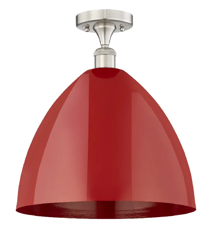 Industrial Lighting for Textile MillsEdison One Light Semi-Flush Mount