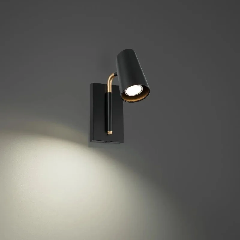 Track lighting with frosted glass shadesStylus LED Task & Reading Light