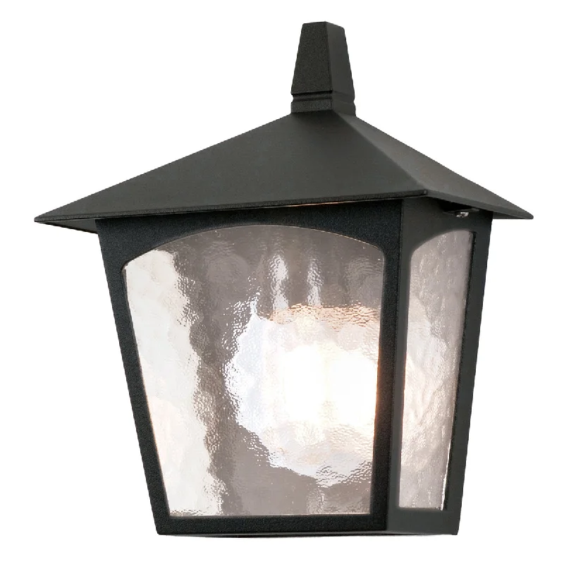Track lighting with a brushed nickel finishYork Flush Wall Lantern – Black Finish