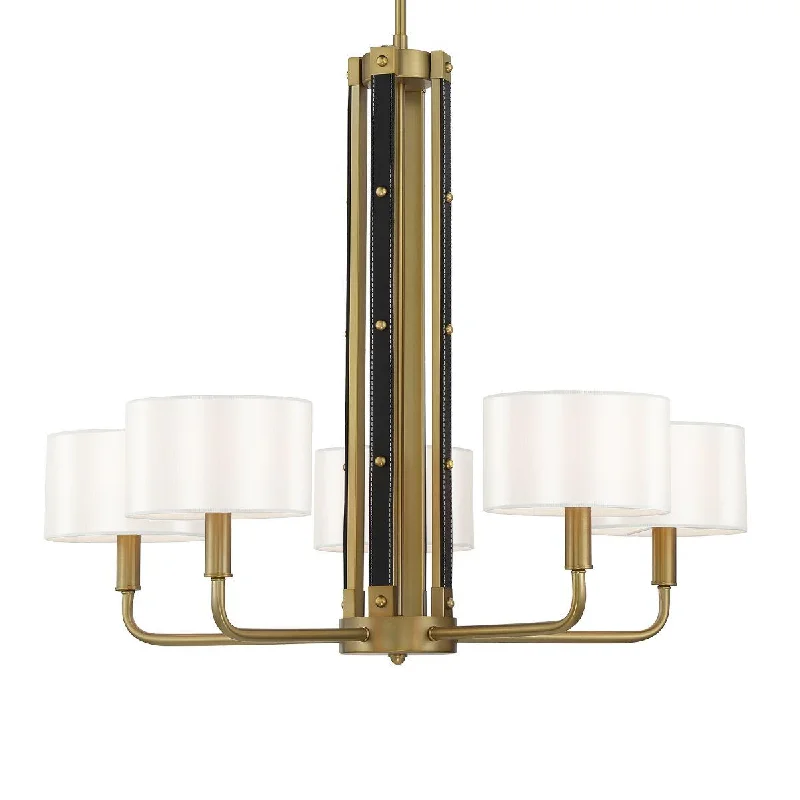 Industrial Task Lighting for Precision WorkstationsChelsea 30 In. 5 Lights Chandelier Brass Finish Industrial Task Lighting for Precision WorkstationsChelsea 30 In. 5 Lights Chandelier Brass Finish