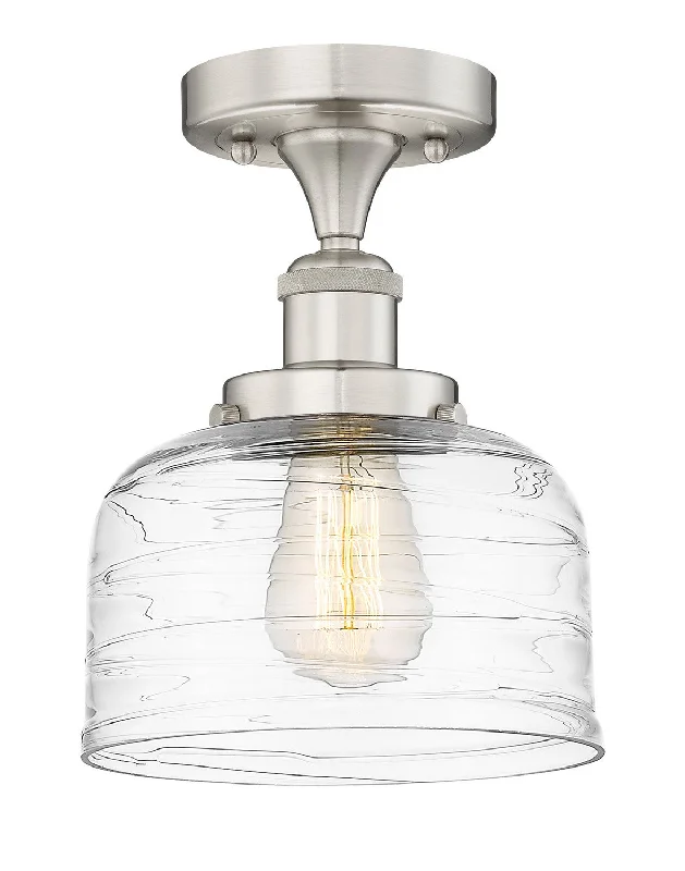 Industrial Pendant Lighting for Machine ShopsEdison One Light Semi-Flush Mount