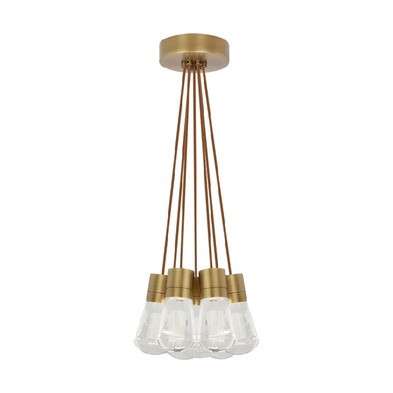 Track lighting with a sleek profileAlva 7-Light Pendant
