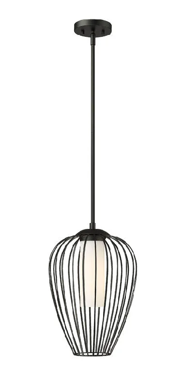 Track lighting for illuminating walkwaysZ-Lite 7507-12MB Savanti 12 Inch Pendant in Matte Black