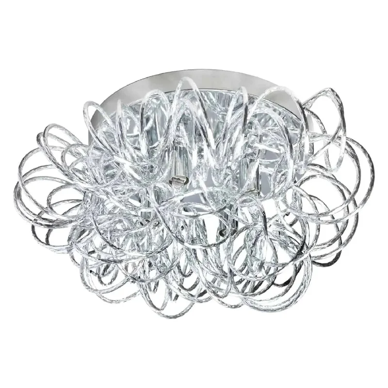 Contemporary track lighting in black finishBaya Flush Mount