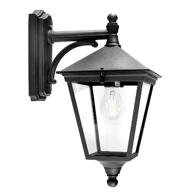 Low - voltage track lighting for safetyTurin 1 Light Medium/Large Down/Up Wall Lantern - Black