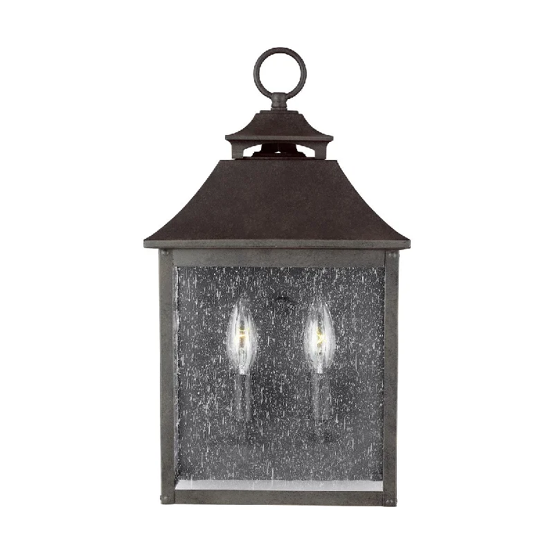 Wireless track lighting for easy installationGalena 2Lt Half Wall Lantern – Sable Finish Wireless track lighting for easy installationGalena 2Lt Half Wall Lantern – Sable Finish
