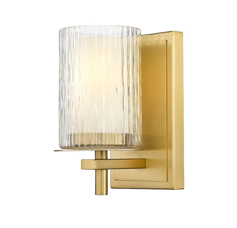 Track lighting with energy - star certificationZ-Lite 1949-1S-MGLD Grayson 1 Light Wall Sconce in Gold